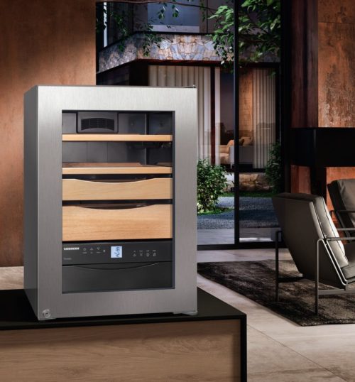 מקרר אחסון סיגרים HUMIDOR | תא מבוקר אקלים לאחסון סיגרים