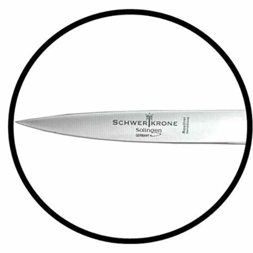 schwertkrone סכין חיתוך 10 ס"מ ידית מעץ זית תוצרת גרמניה - להב