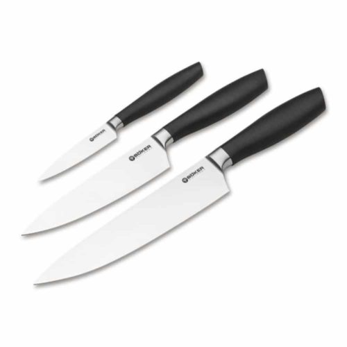 boker סט סכיני מטבח בעלות להבים מחושלים תוצרת גרמניה
