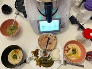 חומוס שבושל וגורס בתרמומיקס tm6