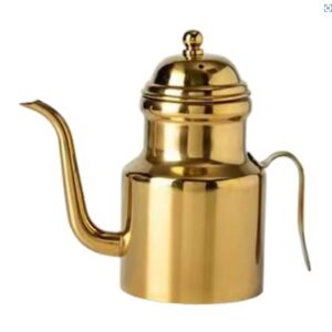 כלי לשמן זית בצבע זהב 310 מל עיצוב מסורתי