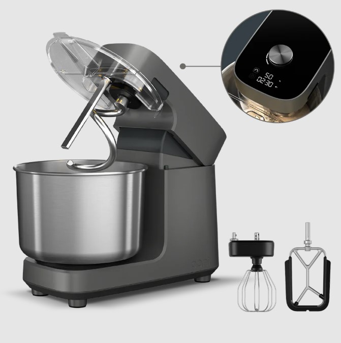 הלו פרו מיקסר אוני אפור עם בורר מהירויות דיגיטלי