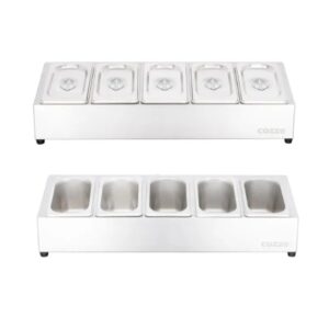 Cozze – דיספנסר תוספות לפיצה 5 תאים