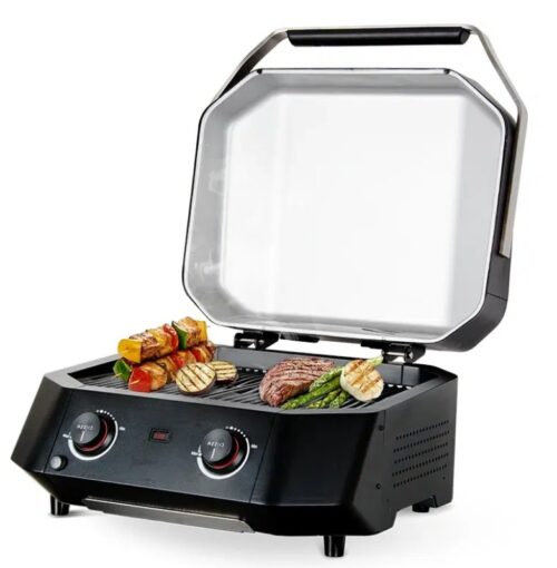 קוצה גריל חשמלי Cozze Grill E-500 תמונת צד פתוח