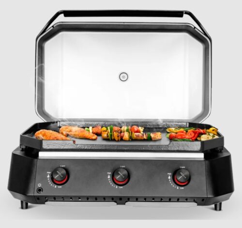 קוצה גריל פלאנצ'ה על גז Cozze Grill G-800 פתוח