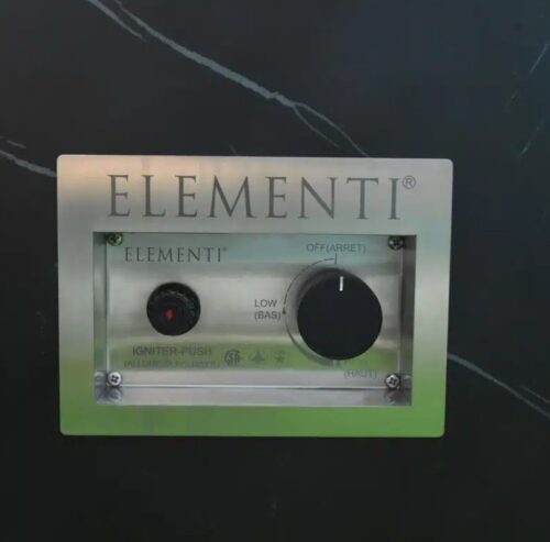 שולחן אש Elementi Varna Porcelain ידית גז