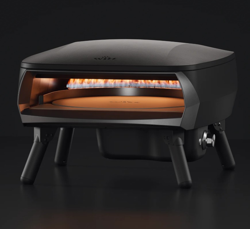 טאבון וויט פיקולו אבן מסתובבת WITT Piccolo Rotante 16 שחור + כיסוי מתנה