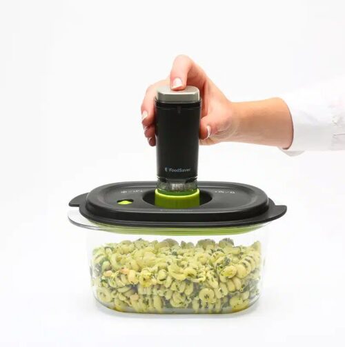 קופסת ואקום איכותית 1.2 ליטר FoodSaver FFC022X שימוש בוואקום