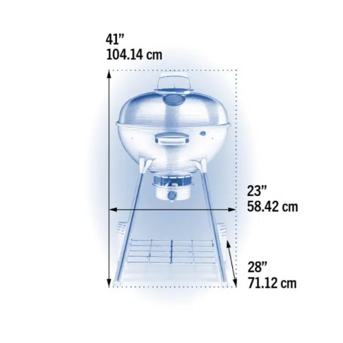 גריל RODEO NK 22 מימדים