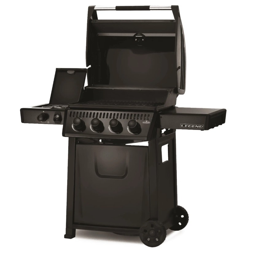 גריל גז לג'נד עם כירת צד 425 Napoleon Legend IL פתוח