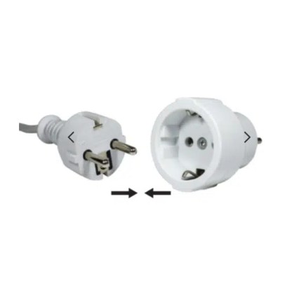 מתאם חשמל- מתקע אירופאי לתקע ישראלי 3 פינים ANOVA