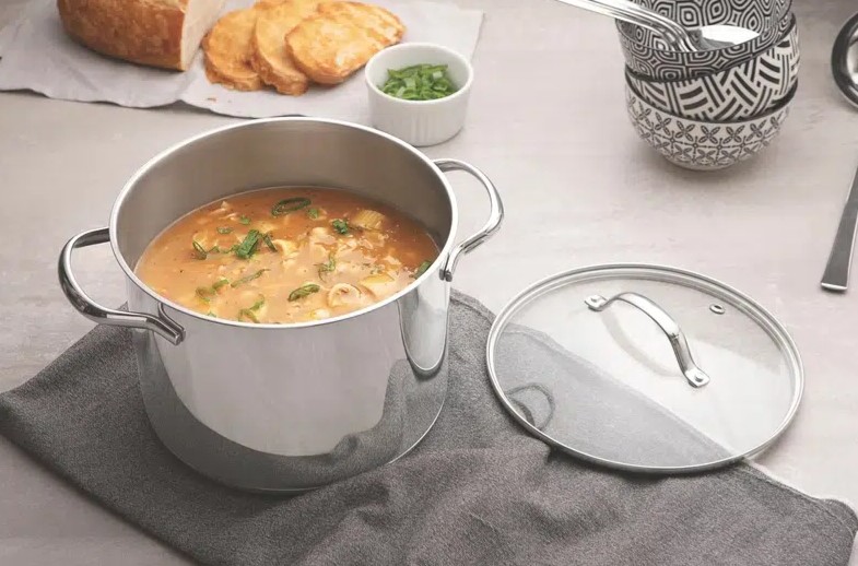 סט 4 חלקים טרמונטינה אונה נירוסטה Tramontina Cookware Una Set תמונת אווירה 2