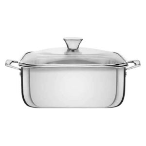 סיר טרמונטינה מרובע 7.3 ליטר מנירוסטה מלאה Tramontina Pot