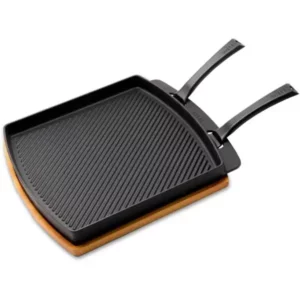 פלאנצה יציקה 37×33 סמ - וויט WITT cast iron דו צדדית ידיות נשלפות צד פסים