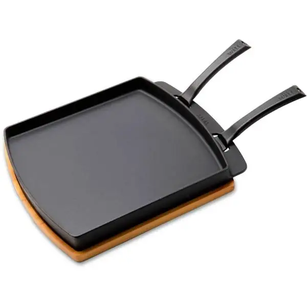 פלאנצה יציקה 37×33 סמ - וויט WITT cast iron דו צדדית ידיות נשלפות