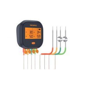 מד חום אלחוטי Wi-Fi למזון מוגן מים 4 פרובים Inkbird IBBQ-4T